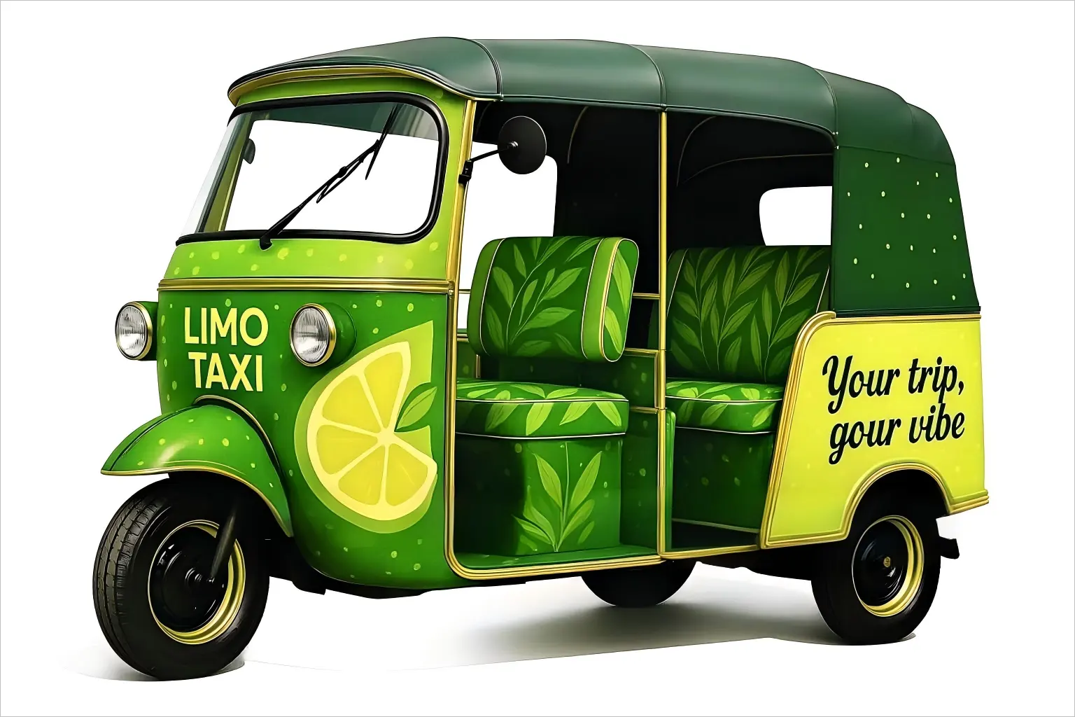 DJ 4-Seater Electric Tuk Tuk